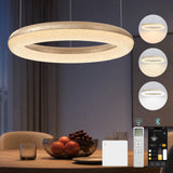 glasvilla Lampadario Sospensione, Lampada 3000-6000K con Filo 170 CM, Altezza Regolabile, Lampada da Soffitto a Sospensione per Camera da Letto, Cucina e Soggiorno, Luvina03