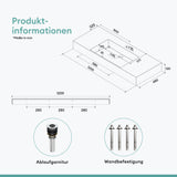 glasvilla Waschbecken Aufsatzwaschbecken Hängewaschbecken aus Mineralguss Col12