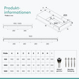 glasvilla Waschbecken Aufsatzwaschbecken Hängewaschbecken aus Mineralguss Col12