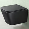 Glasvilla Design WC Suspendido Negro Sin Borde A112 – PowerFlush con Asiento Soft-Close