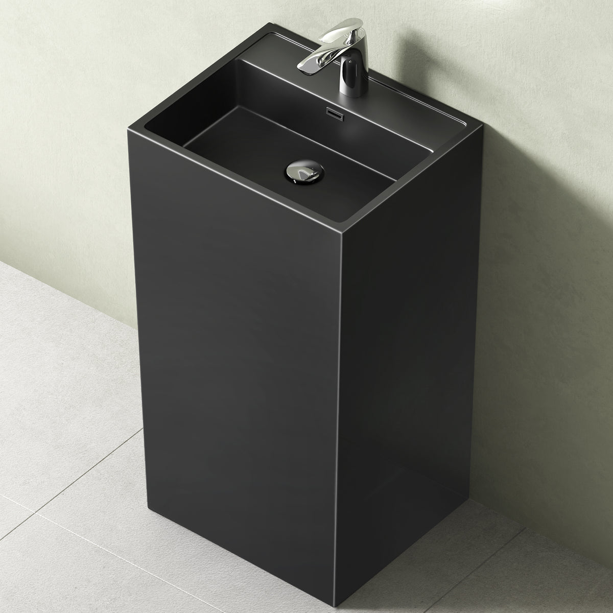 glasvilla Design Standwaschbecken freistehend  aus Mineralguss Waschtisch Col34