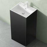glasvilla Design Standwaschbecken freistehend  aus Mineralguss Waschtisch Col34