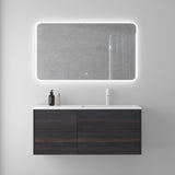 Set di mobili da bagno Glasvilla, mobile lavabo da 120 cm, mobile lavabo con base a chiusura ammortizzata, 4 cassetti, mobili da bagno Moment