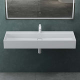 Lavabo Glasvilla Col6028 – Mineralguss con orificio para grifo, diseño y funcionalidad superior