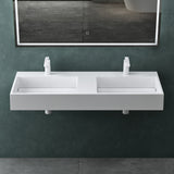 glasvilla Lavabo da Appoggio Lavandino Bagno Sospeso da Marmo Fuso Col12