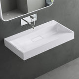 glasvilla Lavabo da Appoggio da Marmo fuso Lavabo Bagno Sospeso Lavandino Bagno Rettangolare Scarico Incluso Colossum19