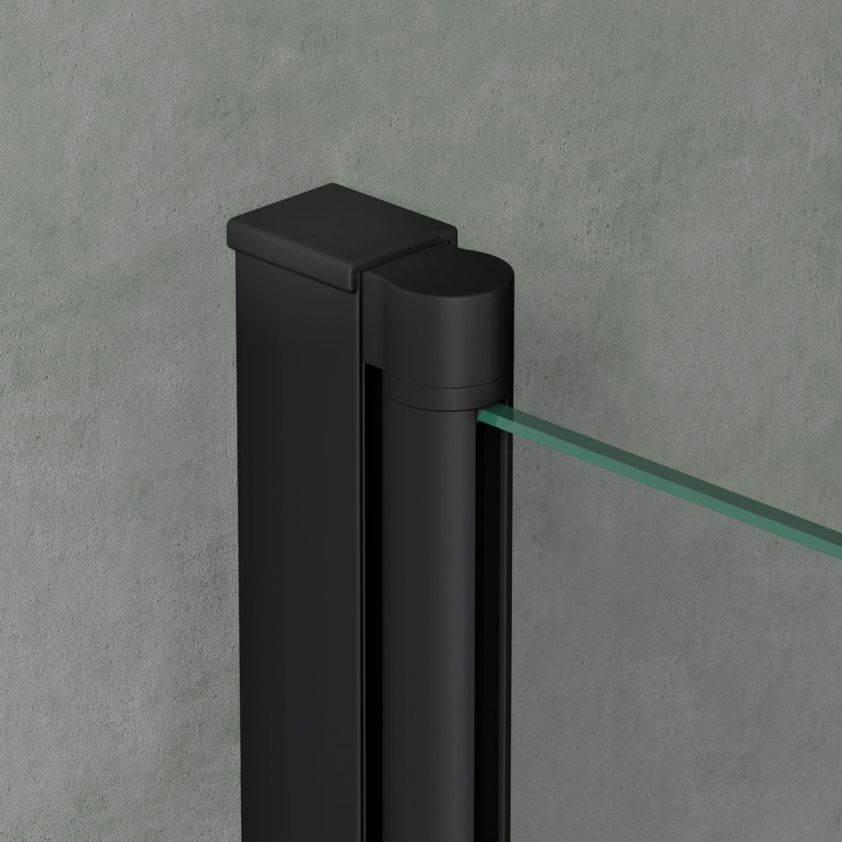 parete doccia glasvilla per vasca da bagno, parete per vasca da bagno, vetro di sicurezza con guarnizione NANO, divisorio per vasca da bagno, supporto per vasca 80x140cm Cortona201