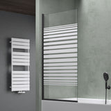 parete doccia glasvilla per vasca da bagno, parete per vasca da bagno, vetro di sicurezza con guarnizione NANO, divisorio per vasca da bagno, supporto per vasca 80x140cm Cortona201