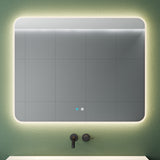 Glasvilla Design Espejo LED de Baño con Touch y Antivaho – Luz Regulable con Memoria Premium