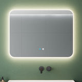 Glasvilla Design Espejo LED de Baño con Touch y Antivaho – Luz Regulable con Memoria Premium