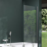 parete doccia glasvilla per vasca da bagno, parete per vasca da bagno, vetro di sicurezza con guarnizione NANO, divisorio per vasca da bagno, supporto per vasca 80x140cm Cortona201