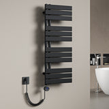 glasvilla Radiatore da Bagno con Elemento Riscaldante Radiatore Scaldasalviette Termoarredo da Bagno Scalda Portasciugamani da Parete e Pavimento FN