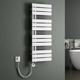 glasvilla Radiatore da Bagno con Elemento Riscaldante Radiatore Scaldasalviette Termoarredo da Bagno Scalda Portasciugamani da Parete e Pavimento FN