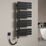 glasvilla Radiatore da Bagno con Elemento Riscaldante Radiatore Scaldasalviette Termoarredo da Bagno Scalda Portasciugamani da Parete e Pavimento FN