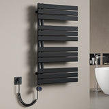 glasvilla Radiatore da Bagno con Elemento Riscaldante Radiatore Scaldasalviette Termoarredo da Bagno Scalda Portasciugamani da Parete e Pavimento FN