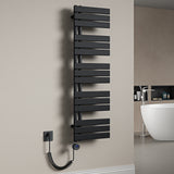 glasvilla Radiatore da Bagno con Elemento Riscaldante Radiatore Scaldasalviette Termoarredo da Bagno Scalda Portasciugamani da Parete e Pavimento FN