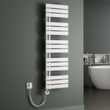 glasvilla Radiatore da Bagno con Elemento Riscaldante Radiatore Scaldasalviette Termoarredo da Bagno Scalda Portasciugamani da Parete e Pavimento FN