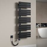 glasvilla Radiatore da Bagno con Elemento Riscaldante Radiatore Scaldasalviette Termoarredo da Bagno Scalda Portasciugamani da Parete e Pavimento FN