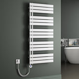 glasvilla Radiatore da Bagno con Elemento Riscaldante Radiatore Scaldasalviette Termoarredo da Bagno Scalda Portasciugamani da Parete e Pavimento FN