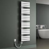 glasvilla Radiatore da Bagno con Elemento Riscaldante Radiatore Scaldasalviette Termoarredo da Bagno Scalda Portasciugamani da Parete e Pavimento FN