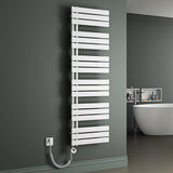 glasvilla Radiatore da Bagno con Elemento Riscaldante Radiatore Scaldasalviette Termoarredo da Bagno Scalda Portasciugamani da Parete e Pavimento FN