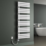glasvilla Radiatore da Bagno con Elemento Riscaldante Radiatore Scaldasalviette Termoarredo da Bagno Scalda Portasciugamani da Parete e Pavimento FN