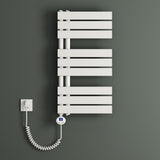 glasvilla Radiatore da Bagno con Elemento Riscaldante Radiatore Scaldasalviette Termoarredo da Bagno Scalda Portasciugamani da Parete e Pavimento FN