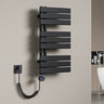 glasvilla Radiatore da Bagno con Elemento Riscaldante Radiatore Scaldasalviette Termoarredo da Bagno Scalda Portasciugamani da Parete e Pavimento FN