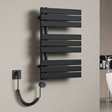 glasvilla Radiatore da Bagno con Elemento Riscaldante Radiatore Scaldasalviette Termoarredo da Bagno Scalda Portasciugamani da Parete e Pavimento FN
