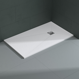 Glasvilla Design – Plato de ducha de mineralguss Geoma09, altura 3 cm, montaje a ras de suelo