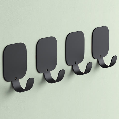 glasvilla Ganci da Parete in Lega di Alluminio, Attaccapanni da Muro 4pcs per Camera da Letto, Ingresso, Cucina, Stalo-15