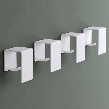 glasvilla Gancio Adesivo Bagno in Acciaio al Carbonio Appendi Porta Asciugamani Impermeabili per Bagno Cucina e Soggiorno, Tavrin-01