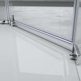 glasvilla Box Doccia Angolare Cabina Bagno in Vetro 8 mm Cabina Doccia Pentagonale in Vetro di Scurezza ESG con Piatto Doccia Ravenna08