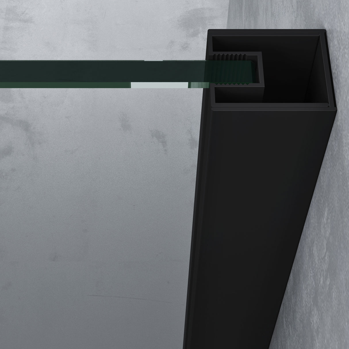 Box doccia Glasvilla a quarto di cerchio con 2 porte pivotanti, vetro di sicurezza ESG, rivestimento nano, Ravenna52K Nero