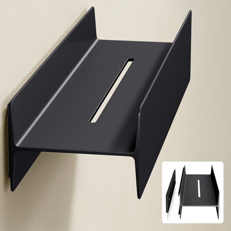 glasvilla Duschablage zum Bohren oder Kleben Duschregal Badablage 40cm Badezimmerablage zur Wandmontage Badezimmer Organizer Reglo-03