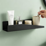glasvilla Mensola da Parete Multifunzionale, Mensola Doccia in Acciaio al Carbonio Antiruggine, Installazione con Foratura o Adesivo, Adatta per Bagno e Cucina, Reglo-15