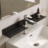 Glasvilla Duschregal zum Bohren oder Kleben, Waschbeckenregal über Wasserhahn, Wandregal für Küche und Bad, Badezimmer Organizer  Reglo-17