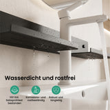 Glasvilla Duschregal zum Bohren oder Kleben, Waschbeckenregal über Wasserhahn, Wandregal für Küche und Bad, Badezimmer Organizer  Reglo-17