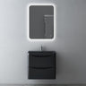 glasvilla Mobile Bagno Sospeso 60cm, Mobile da Bagno con Cassetti a Chiusura Soft-close e Lavabo Smile