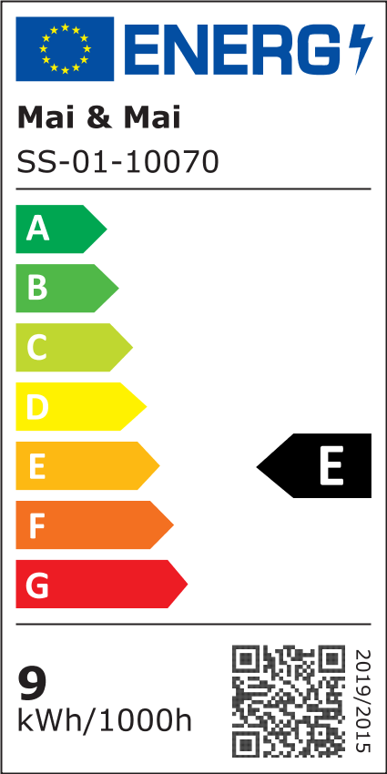 lampada da specchio a LED per bagno Glasvilla | Lampada da specchio, lampada da bagno 6000K | Applique a LED 9W con fascio di specchio 