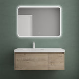 glasvilla Mobile Bagno Sospeso con Lavabo Mobiletto da Bagno con Lavabo da Marmo fuso Salerno