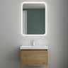 glasvilla Mobile Bagno Sospeso con Lavabo Mobiletto da Bagno con Lavabo da Marmo fuso Salerno