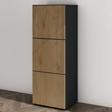 glasvilla Scarpiera Portascarpe 45x36x120cm, Porta Scarpe Armadio Scaffale Portascarpe 3 Ante per Ingresso Soggiorno, Camera da Letto Schuhschrank02