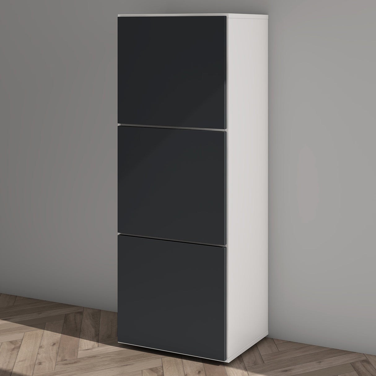glasvilla Scarpiera Portascarpe 45x36x120cm, Porta Scarpe Armadio Scaffale Portascarpe 3 Ante per Ingresso Soggiorno, Camera da Letto Schuhschrank02