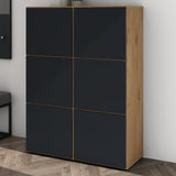 glasvilla Scarpiera Portascarpe 45x36x120cm, Porta Scarpe Armadio Scaffale Portascarpe 3 Ante per Ingresso Soggiorno, Camera da Letto Schuhschrank02