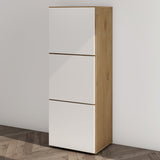 glasvilla Scarpiera Portascarpe 45x36x120cm, Porta Scarpe Armadio Scaffale Portascarpe 3 Ante per Ingresso Soggiorno, Camera da Letto Schuhschrank02