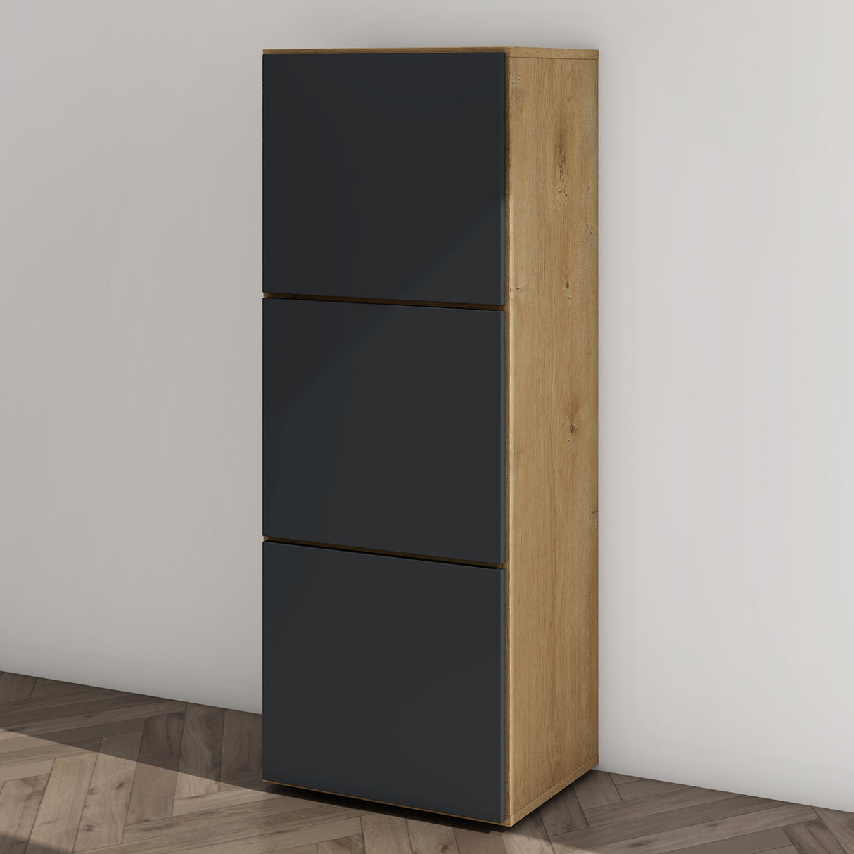 glasvilla Scarpiera Portascarpe 45x36x120cm, Porta Scarpe Armadio Scaffale Portascarpe 3 Ante per Ingresso Soggiorno, Camera da Letto Schuhschrank02