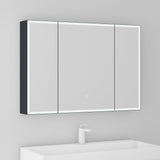 glasvilla Armadietto a Specchio con Luce Specchio con Pensile per Bagno con Luce LED Mobiletto da Bagno con Illuminazione a LED Spiegelschrank-04