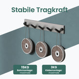 glasvilla perchero de pared ganchos de pared de aluminio perchero con ganchos plegables barra de perchero ganchos de perchero ganchos para ropa Stalo-04+05