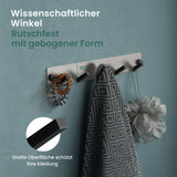 glasvilla perchero de pared ganchos de pared de aluminio perchero con ganchos plegables barra de perchero ganchos de perchero ganchos para ropa Stalo-04+05